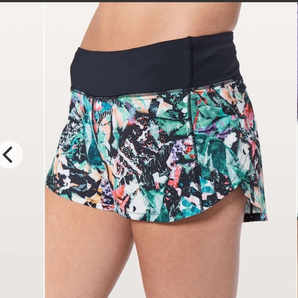 Lululemon Speed Up Short *2.5" Color Crush Multi - Picture 3 of 10